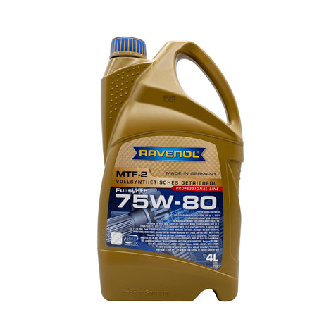 Ravenol MTF-2 75w-80 Fully Synthetic Manual Gearbox Oil 4L Eco Torque