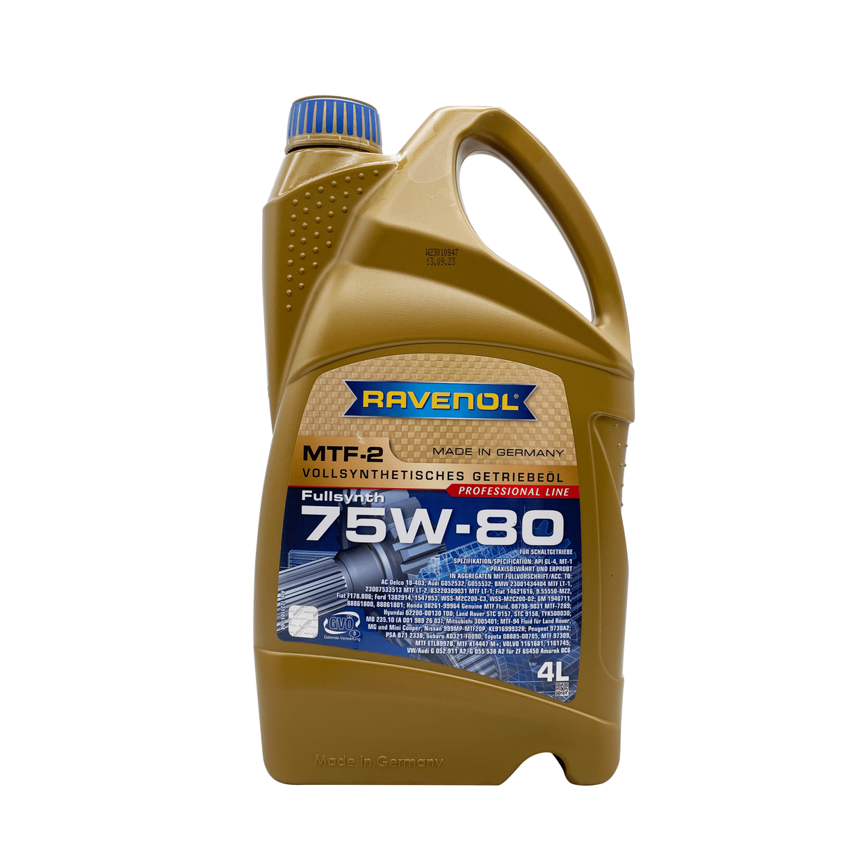 Ravenol MTF-2 75w-80 Fully Synthetic Manual Gearbox Oil 4L Eco Torque