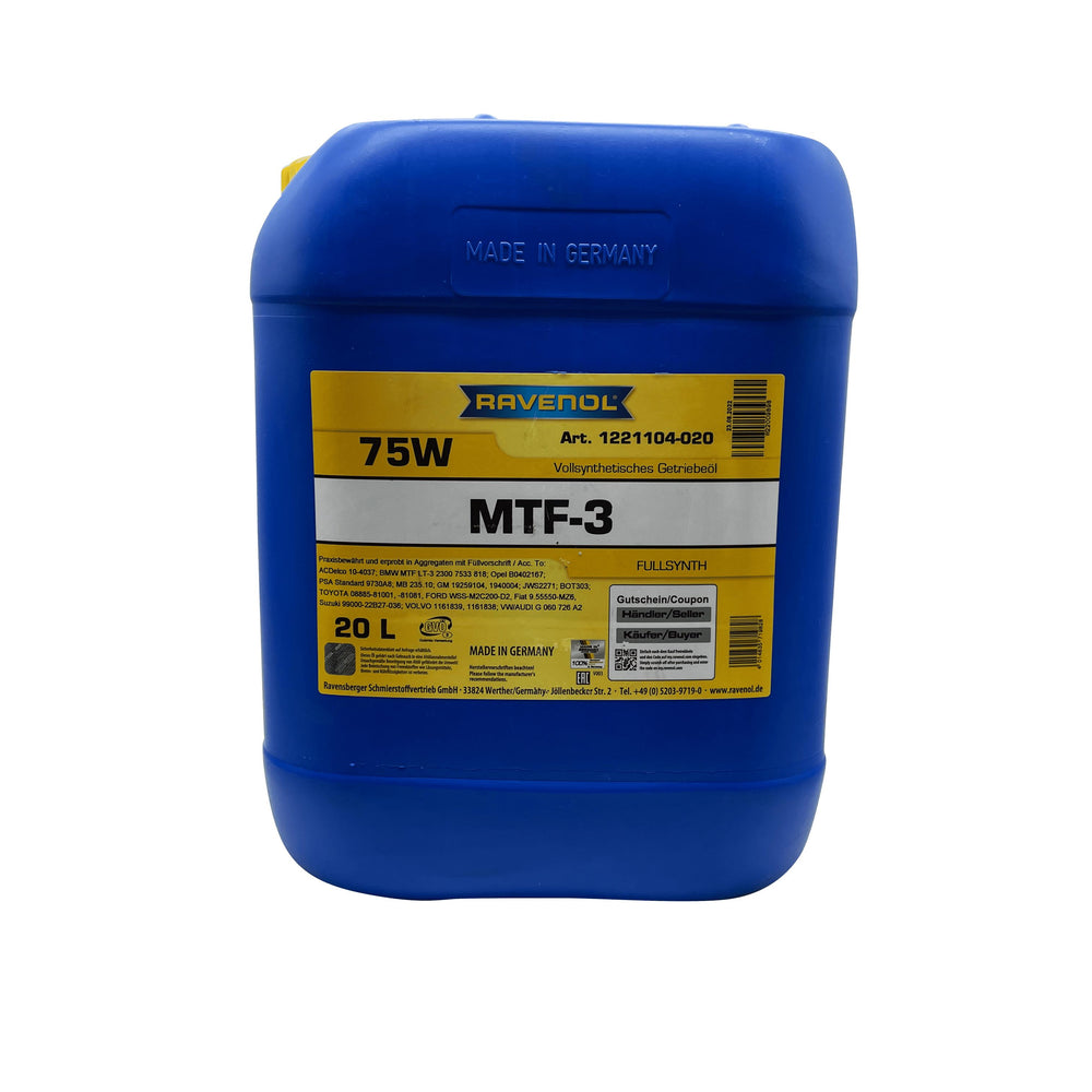 Ravenol MTF-3 75W Fully Synthetic Transmission Fluid Eco Torque