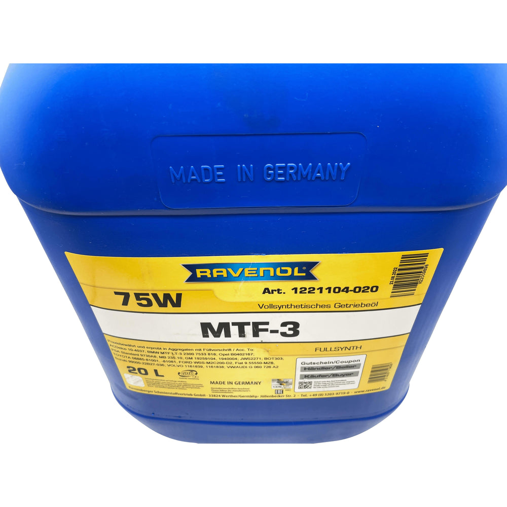 Ravenol MTF-3 75W Fully Synthetic Transmission Fluid Eco Torque