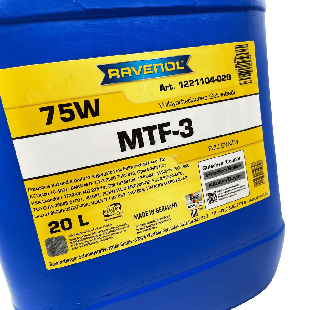 Ravenol MTF-3 75W Fully Synthetic Transmission Fluid Eco Torque