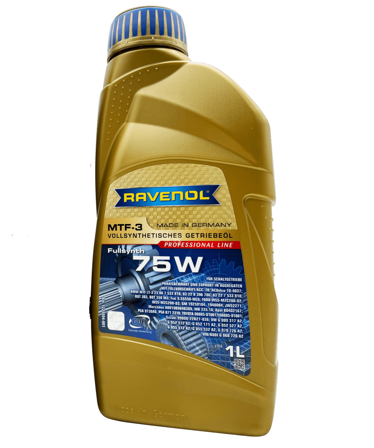 Ravenol MTF-3 75W Transmission Oil 1 Litre Eco Torque