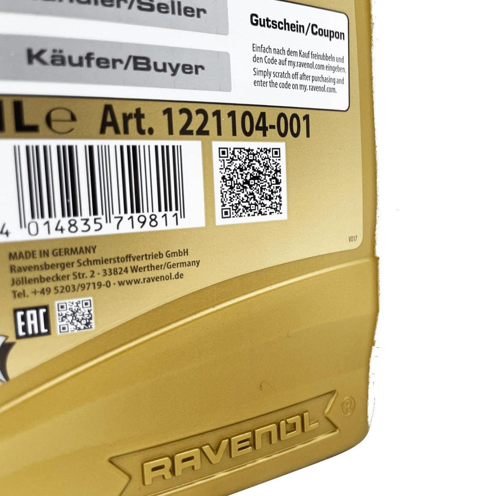 Ravenol MTF-3 75W Transmission Oil 1 Litre Eco Torque