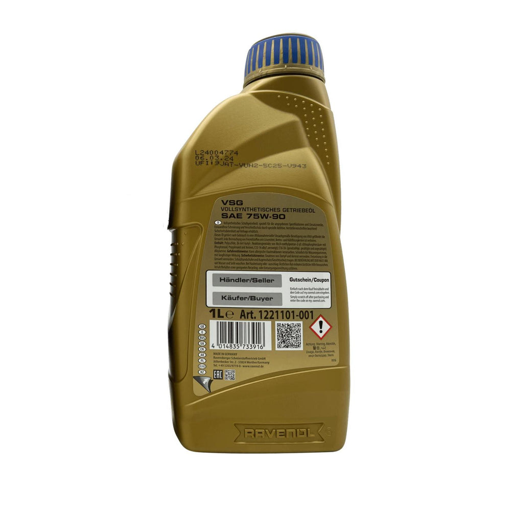 Ravenol VSG 75w-90 Transmission And Differential Oil Eco Torque