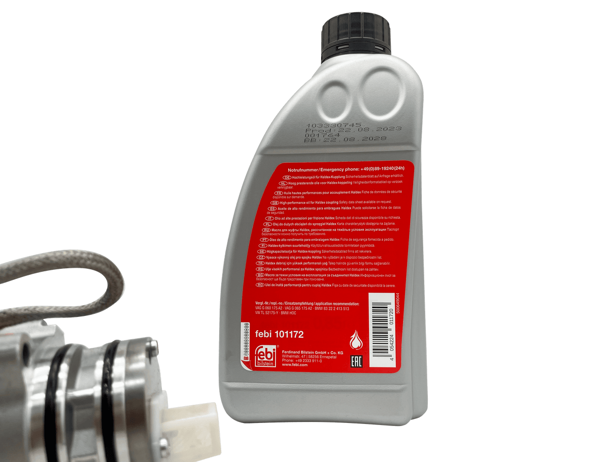 SEAT 5th Generation Haldex Pump Kit With Febi Bilstein Oil 0CQ525549 / DS2010676 Eco Torque