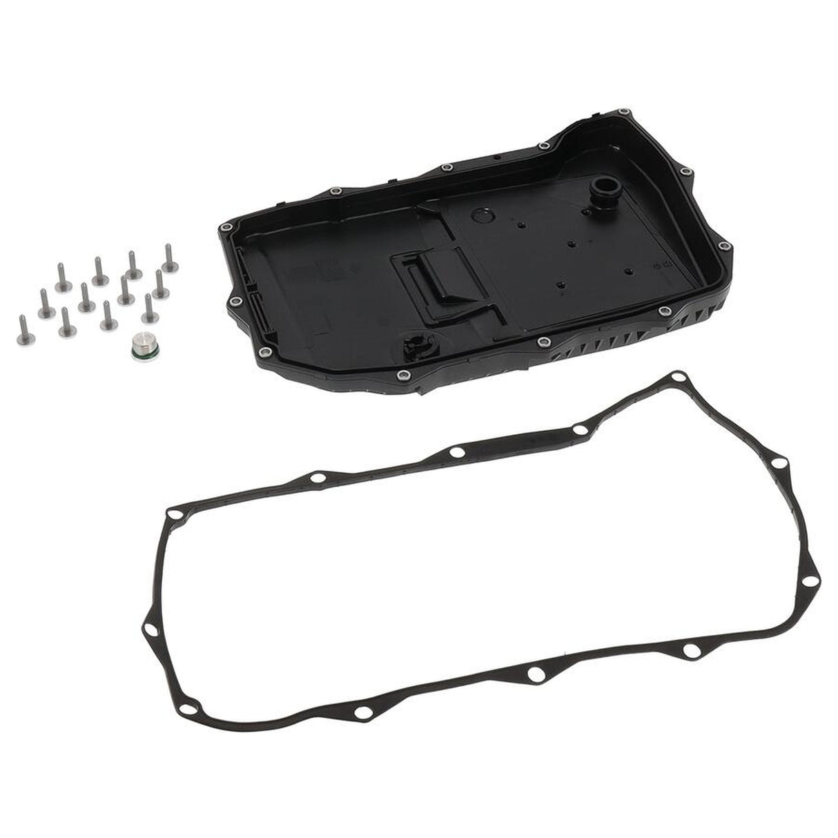 VAICO V10-4360 8HP65A 0D5 sump pan service kit — pan, gasket, bolts & drain plug