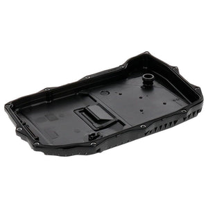 VAICO V10-4360 8HP65A 0D5 automatic gearbox sump pan — underside angle view