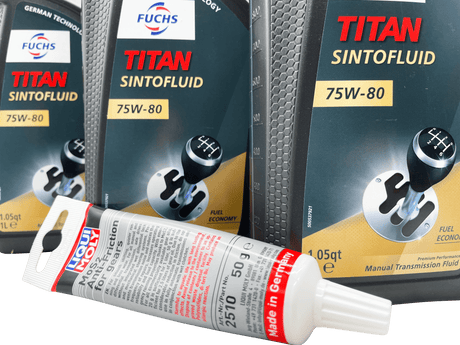 Vauxhall M32 6 Speed Fuchs 75W-80 Gearbox Oil & Additive Service Kit For Pre 2012 Manual Models Eco Torque