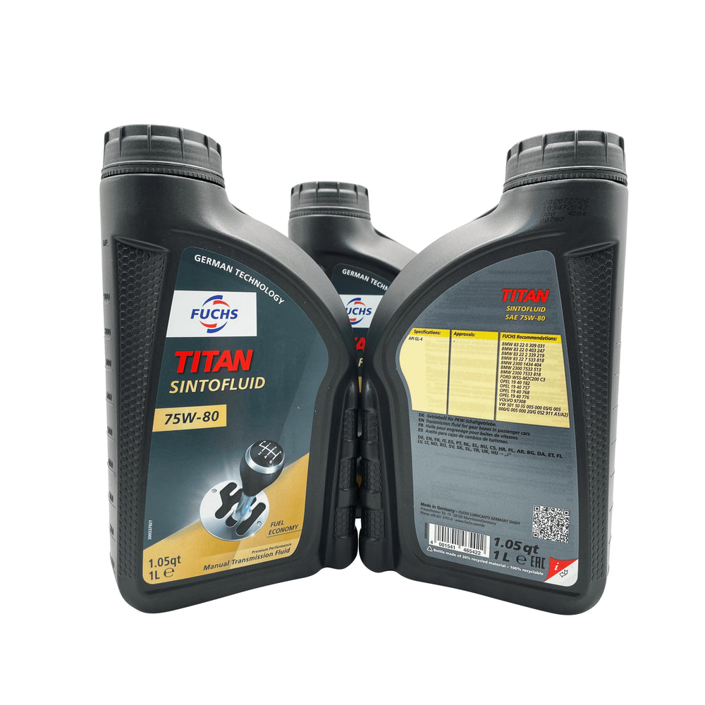 Vauxhall M32 6 Speed Fuchs 75W-80 Gearbox Oil Service Kit For Models Pre 2012 Eco Torque