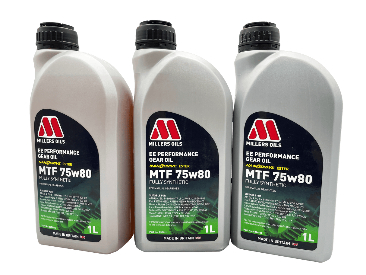 Vauxhall M32 6 Speed Millers 75W-80 Gearbox Oil Service Kit For Manual Models Pre 2012 Eco Torque