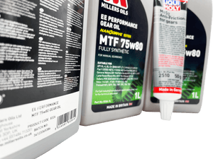 Vauxhall M32 6 Speed Millers 75w80 Gearbox Oil & Additive Service Kit For Pre 2012 Manual Models Eco Torque