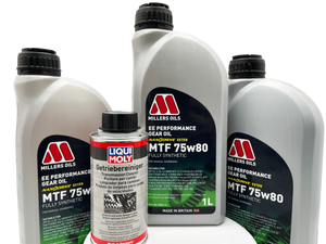 Vauxhall M32 6 Speed Millers 75w80 Gearbox Oil & Cleaner Service Kit For Pre 2012 Manual Models Eco Torque