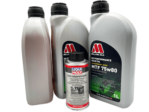 Vauxhall M32 6 Speed Millers 75w80 Gearbox Oil & Cleaner Service Kit For Pre 2012 Manual Models Eco Torque