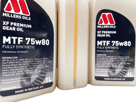 Vauxhall M32 6 Speed Millers XF 75w80 Gearbox Oil Service Kit For Pre 2012 Manual Models Eco Torque