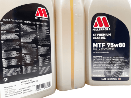 Vauxhall M32 6 Speed Millers XF 75w80 Gearbox Oil Service Kit For Pre 2012 Manual Models Eco Torque