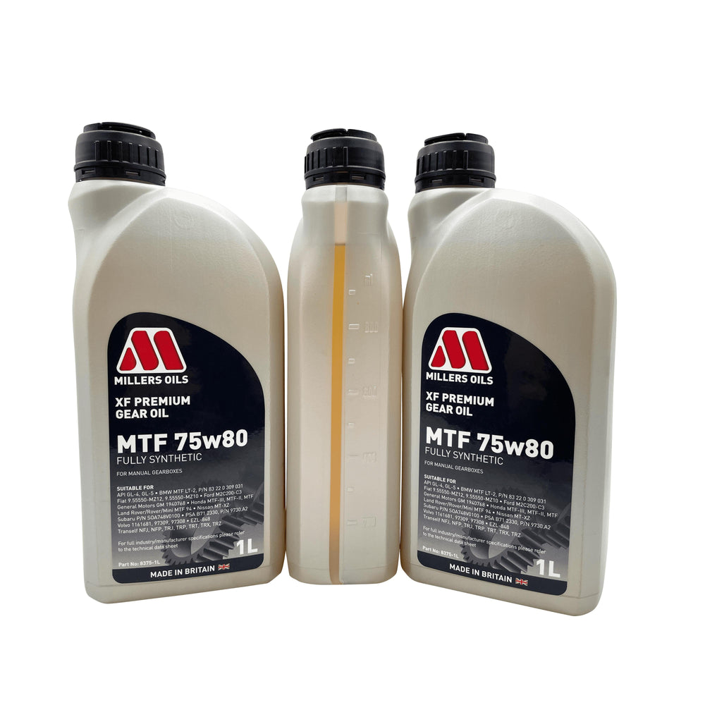 Vauxhall M32 6 Speed Millers XF 75w80 Gearbox Oil Service Kit For Pre 2012 Manual Models Eco Torque