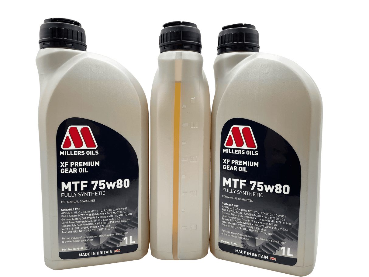 Vauxhall M32 6 Speed Millers XF 75w80 Gearbox Oil Service Kit For Pre 2012 Manual Models Eco Torque