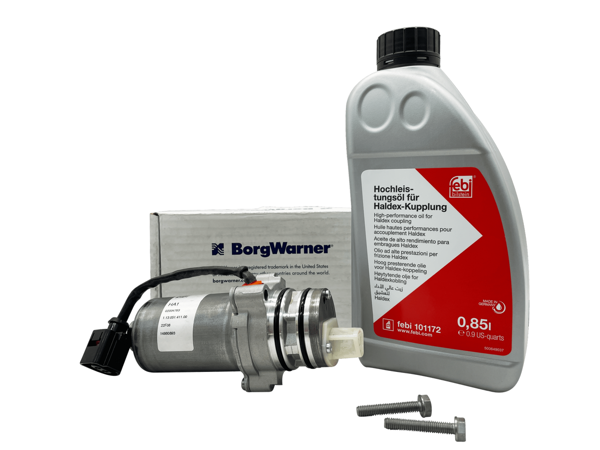Volvo 5th Generation Haldex Pump Kit With High Performance Febi Bilstein Oil Haldex Coupling for Rear Differential AWD 31367750 Eco Torque