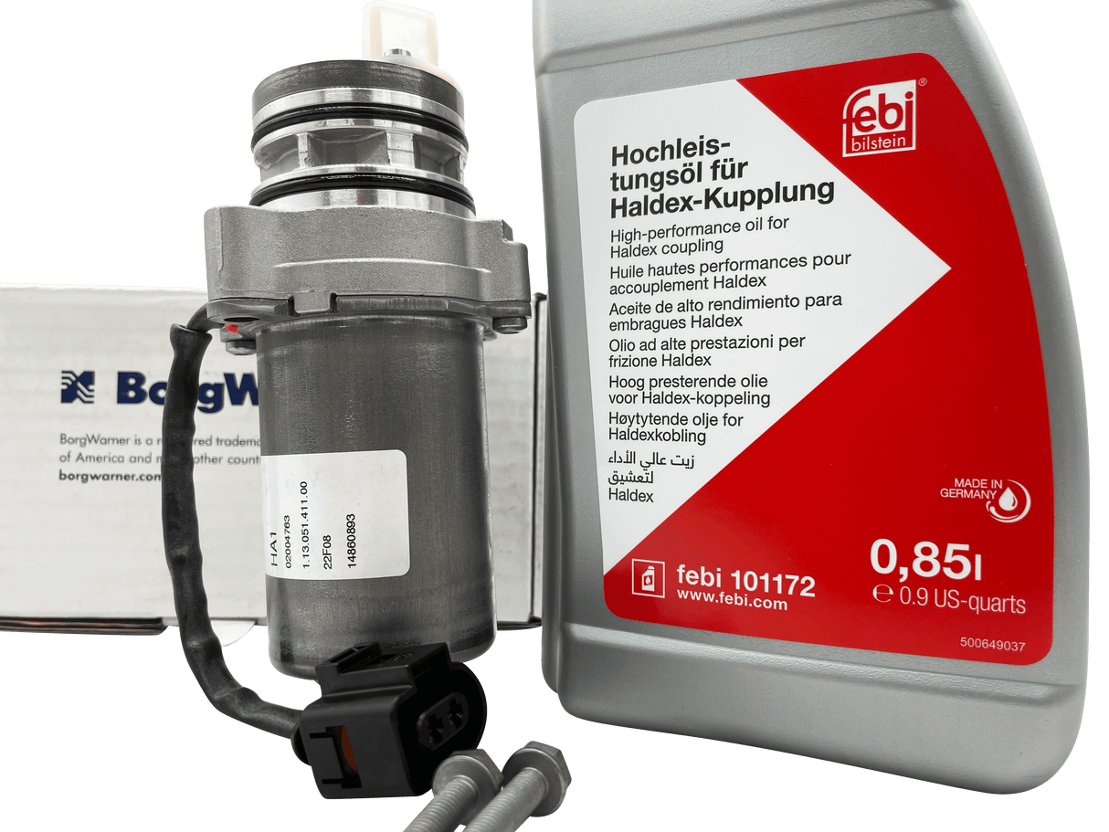 Volvo 5th Generation Haldex Pump Kit With High Performance Febi Bilstein Oil Haldex Coupling for Rear Differential AWD 31367750 Eco Torque