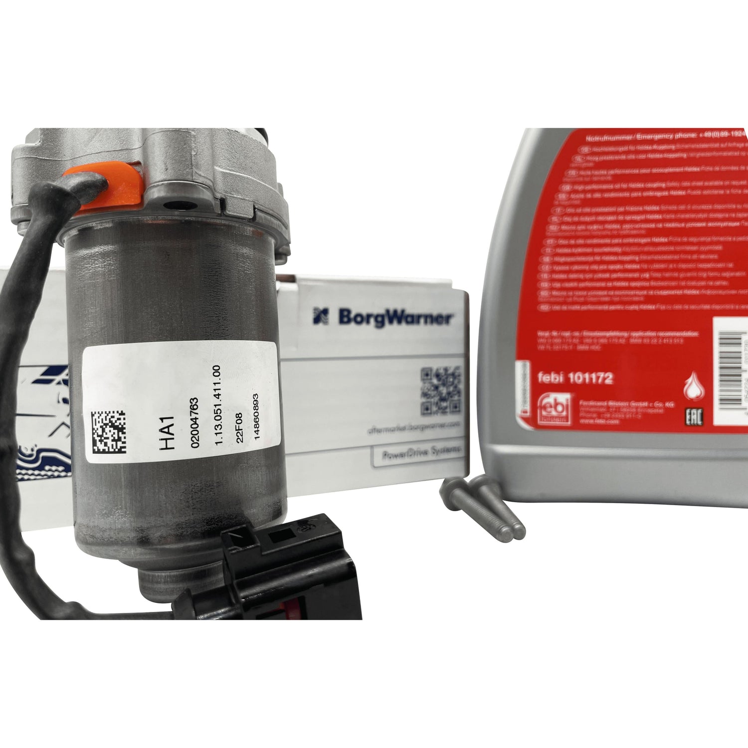 Volvo 5th Generation Haldex Pump Kit With High Performance Febi Bilstein Oil Haldex Coupling for Rear Differential AWD 31367750 Eco Torque