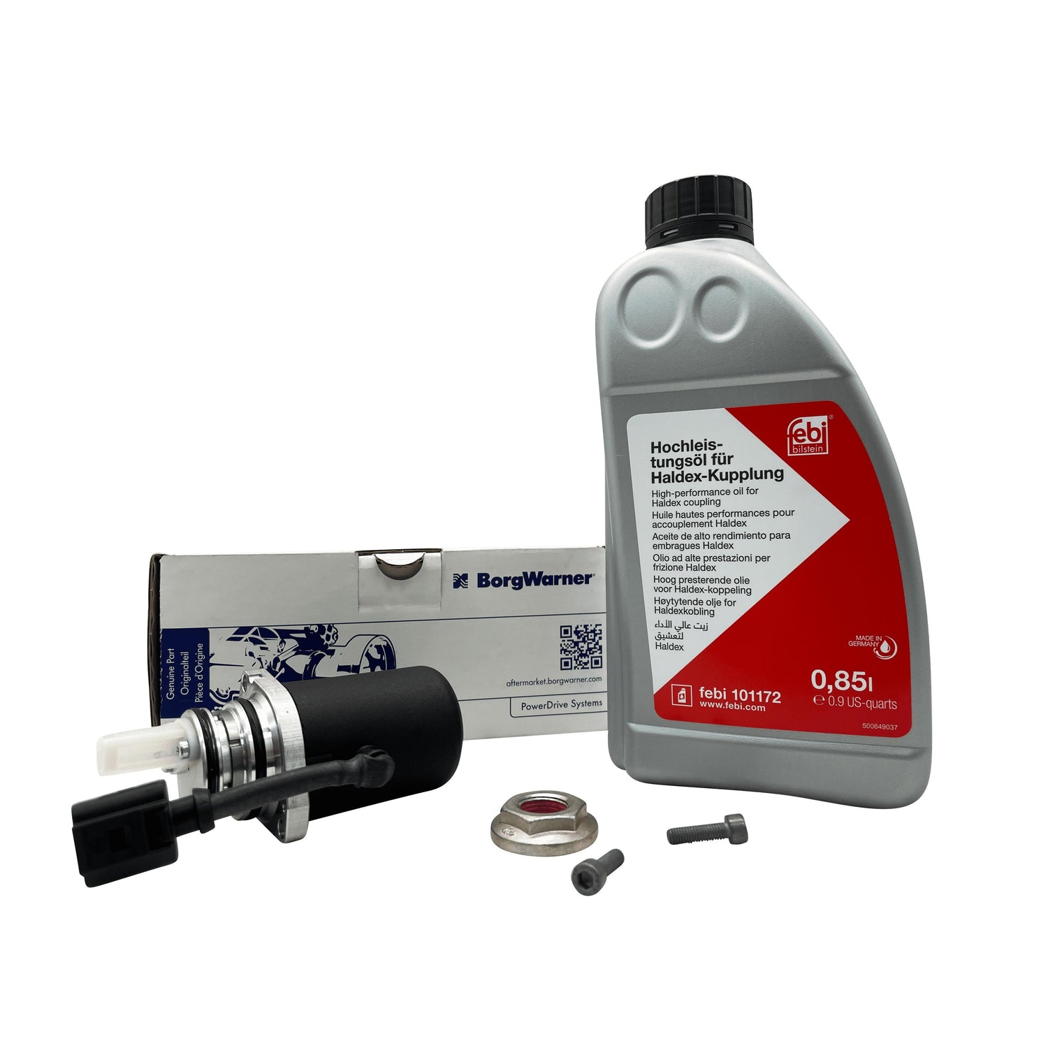 Volvo Haldex Pump Kit With Febi Bilstein Oil for 2nd / 3rd Gen AWD 30783079 Eco Torque