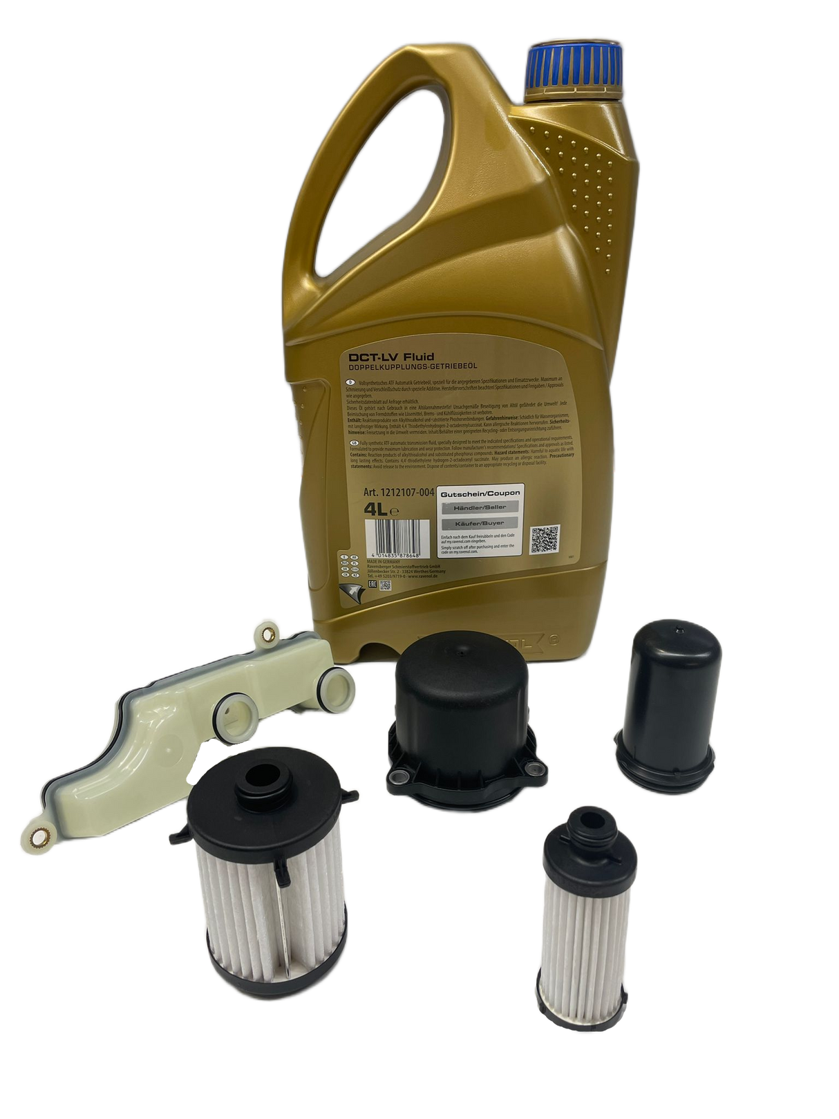 Audi Automatic Transmission Oil and Filter Service Kit DCT-LV Ravenol 0CK DL382