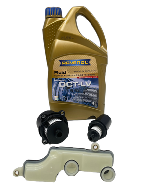 Audi Automatic Transmission Oil and Filter Service Kit DCT-LV Ravenol 0CK DL382