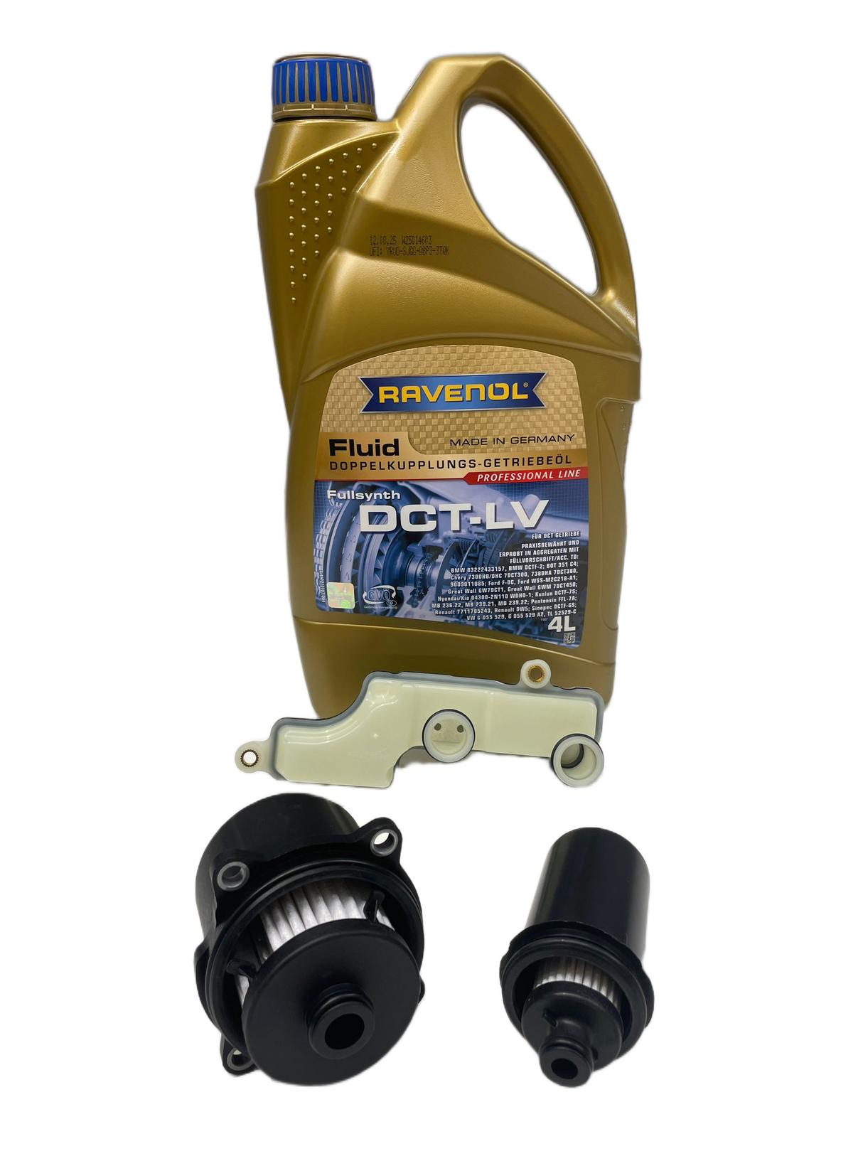 Audi Automatic Transmission Oil and Filter Service Kit DCT-LV Ravenol 0CK DL382