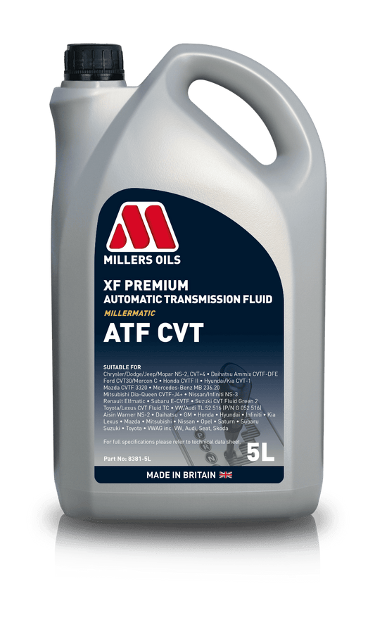 Millers Oils XF Premium ATF CVT Automatic Gearbox Oil 5L Eco Torque