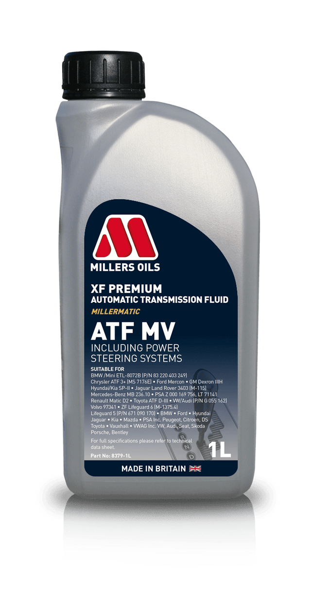 Millers Oils XF Premium ATF MV Automatic Gearbox Oil 1L Eco Torque