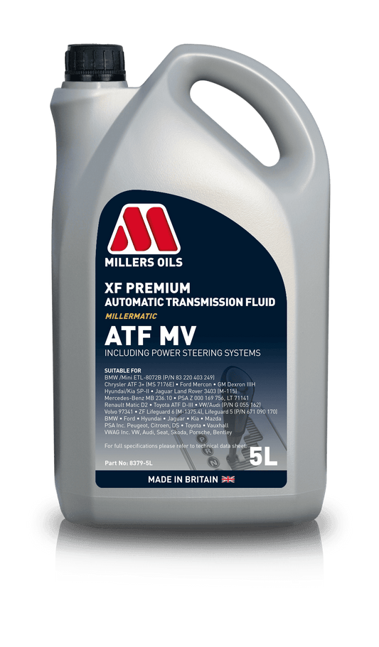 Millers Oils XF Premium ATF MV Automatic Gearbox Oil 5L Eco Torque