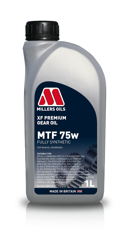 Millers XF Premium MTF 75w Manual Gearbox Oil 1L Eco Torque
