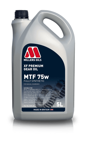 Millers Oils XF Premium MTF 75w Manual Gearbox Oil 5L Eco Torque 