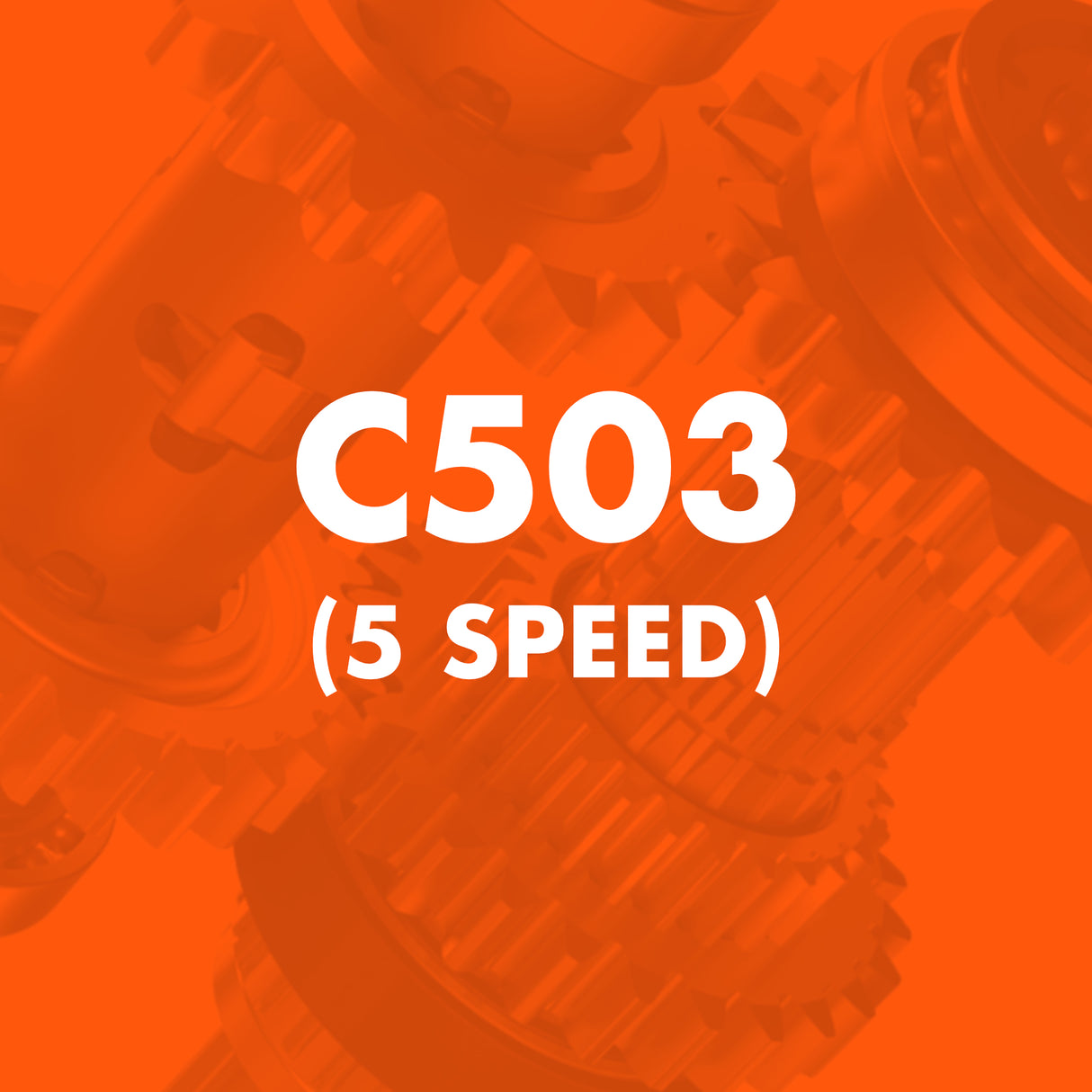 C503 (5 Speed) Catalogue